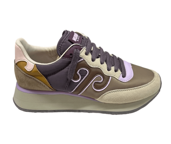 Sneaker Wushu Master Beige purple