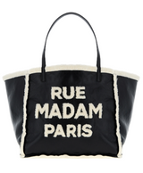 Rue Madam Puffy Shopping Black Bag