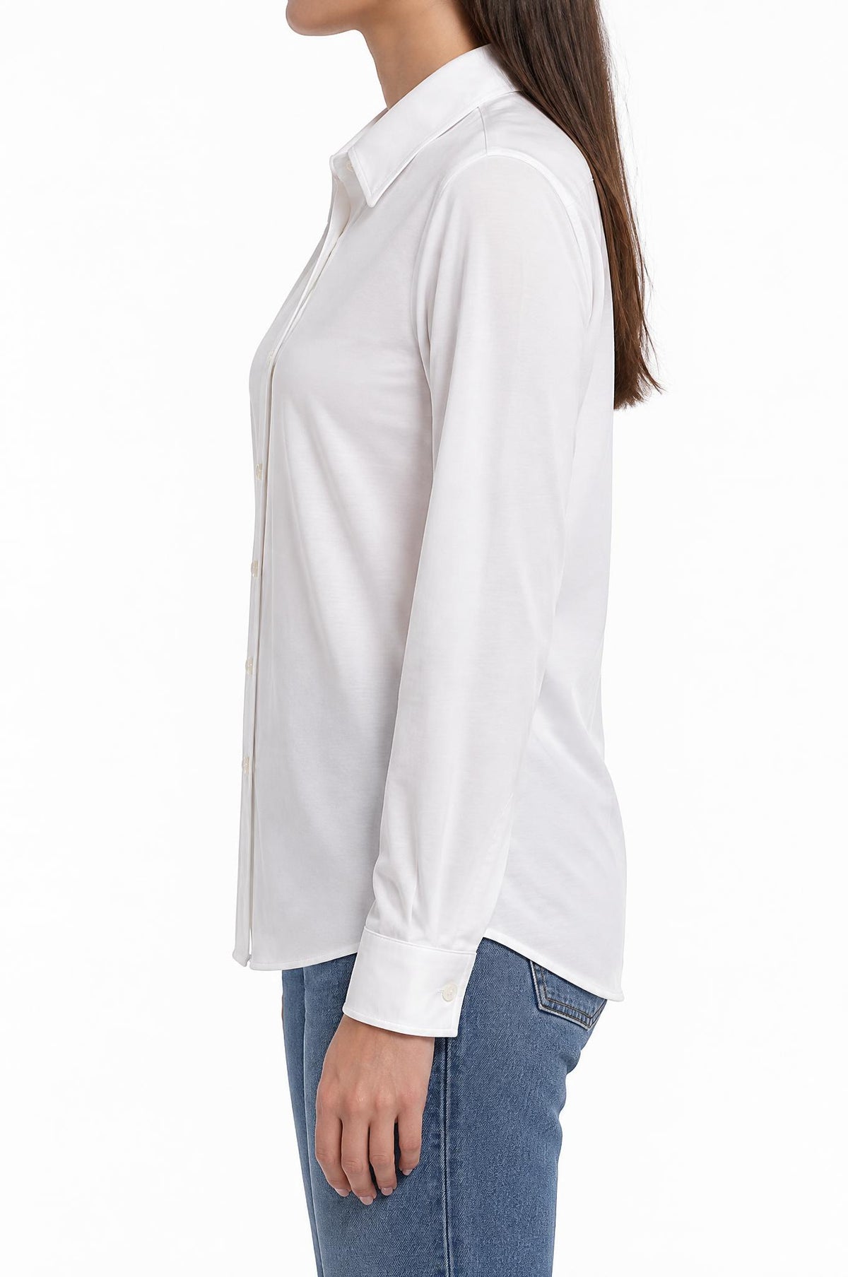 Camisa Academia Emily Tecno Blanco