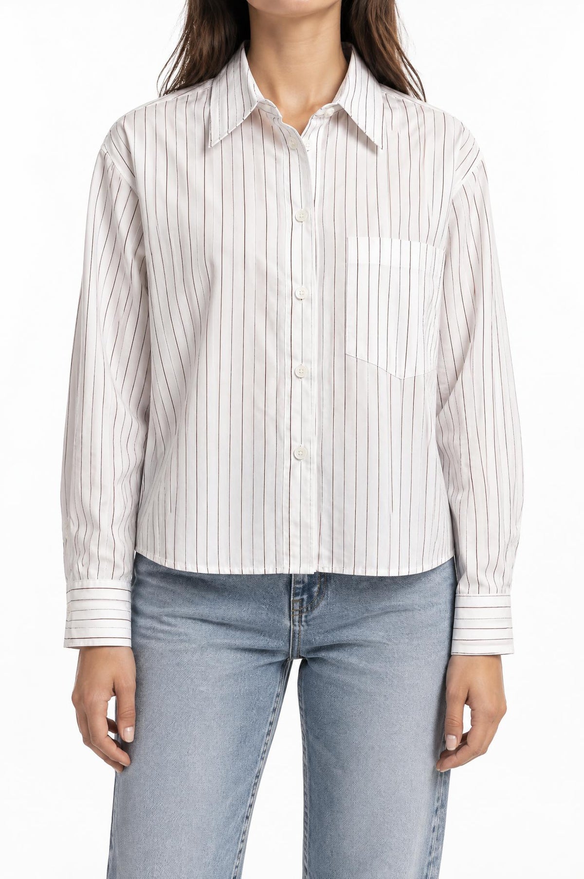 Camisa Academia Mia Marron