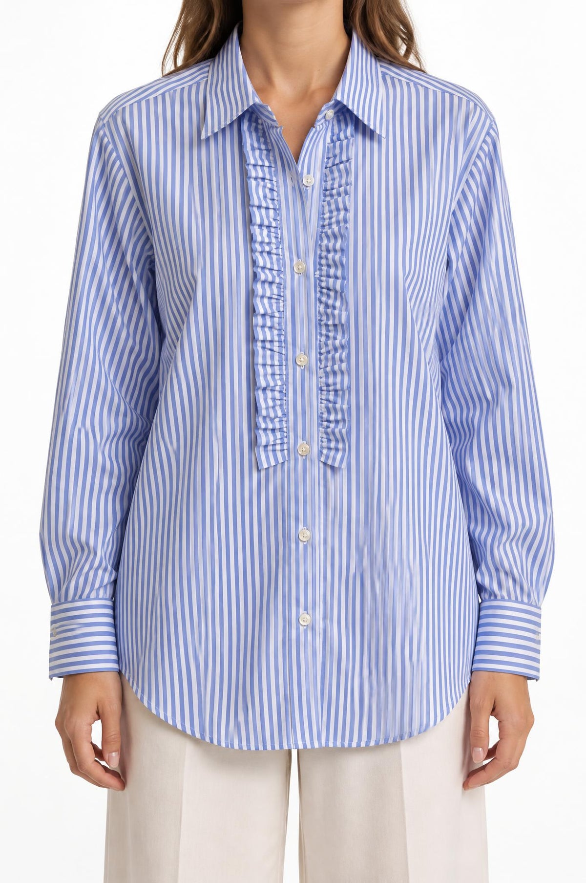 Camisa Academia Sabine Azul