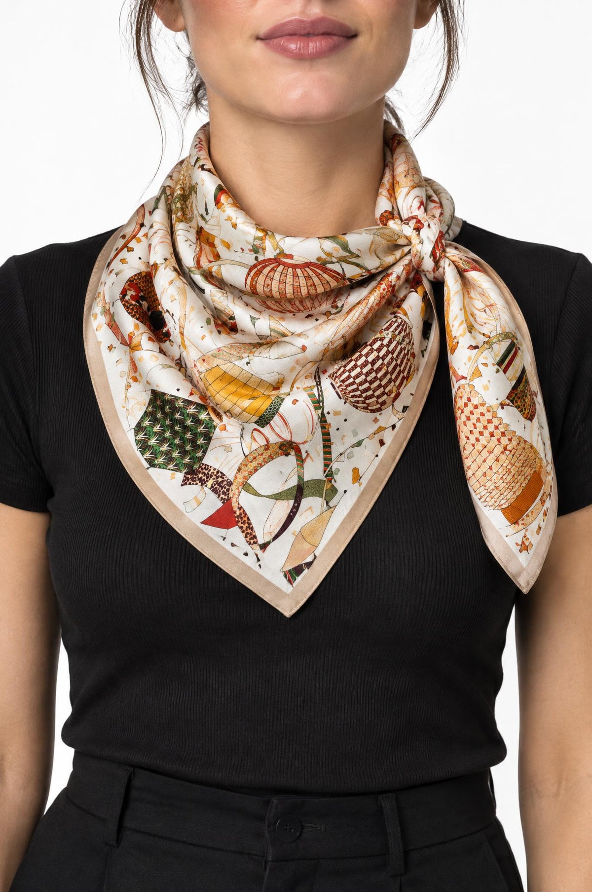 Foulard Maison Fanli Farolillos Beig