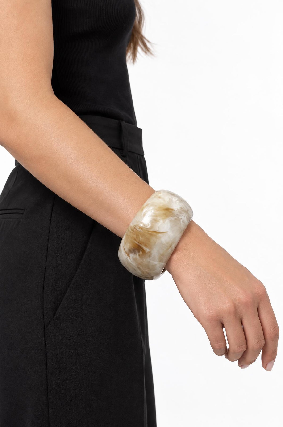 Pulsera Il Baco Da Seta Rígida Cuerno
