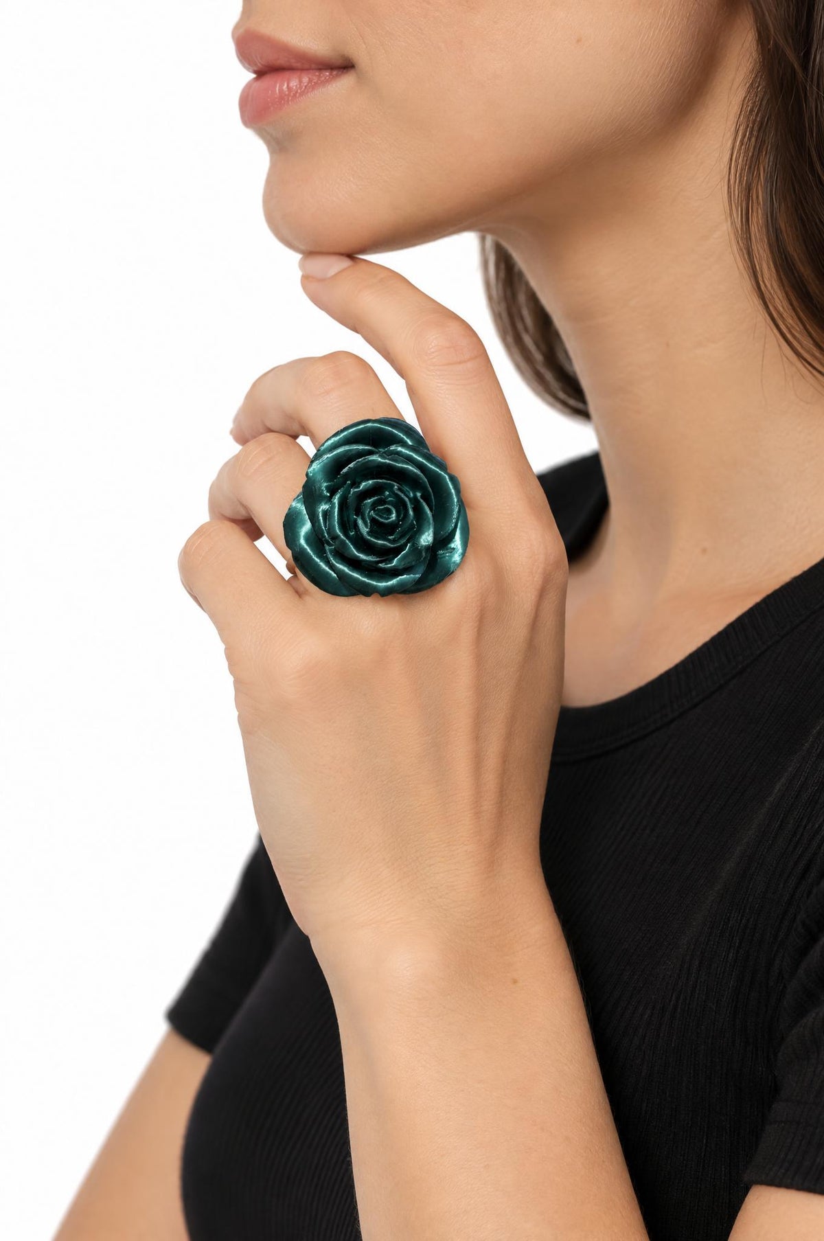 Anillo Fabrizio Marcantelli Flor Jade
