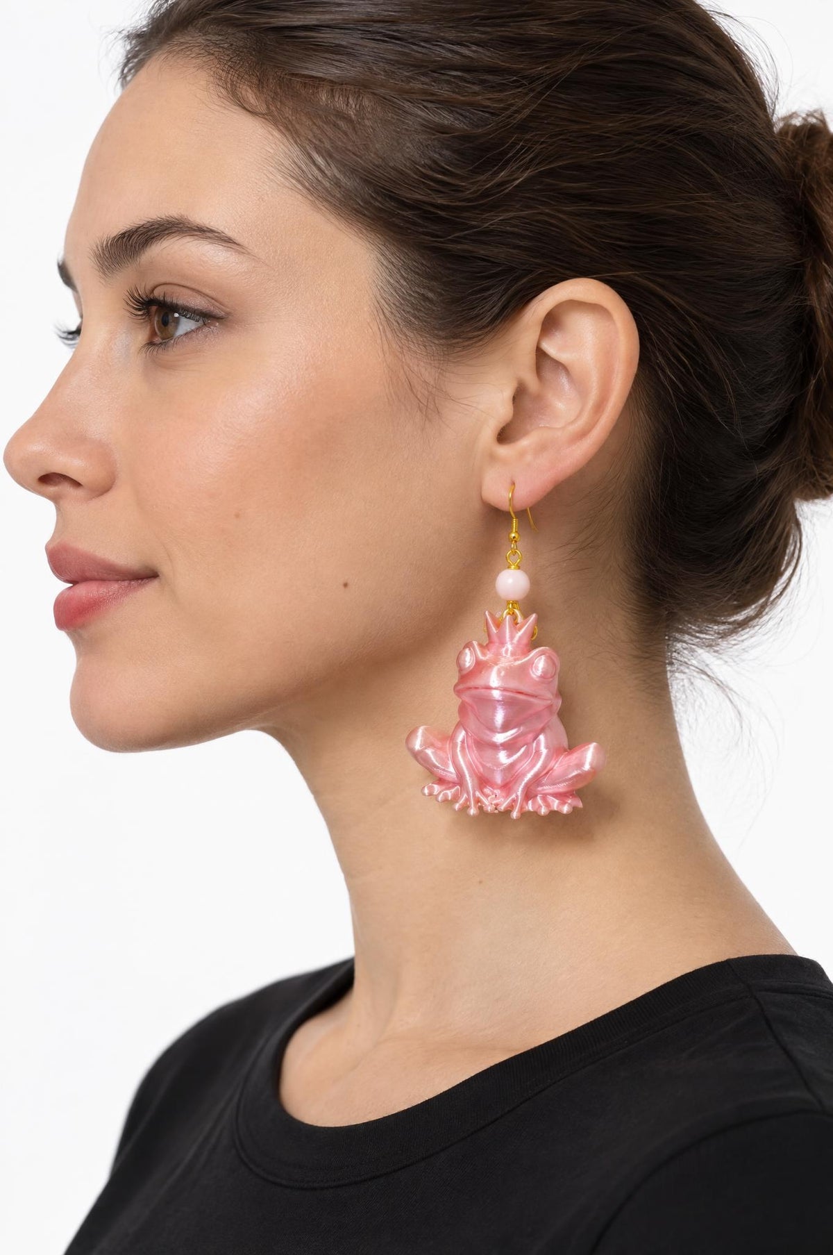 Pendientes Fabrizio Marcantelli Rana Rosa