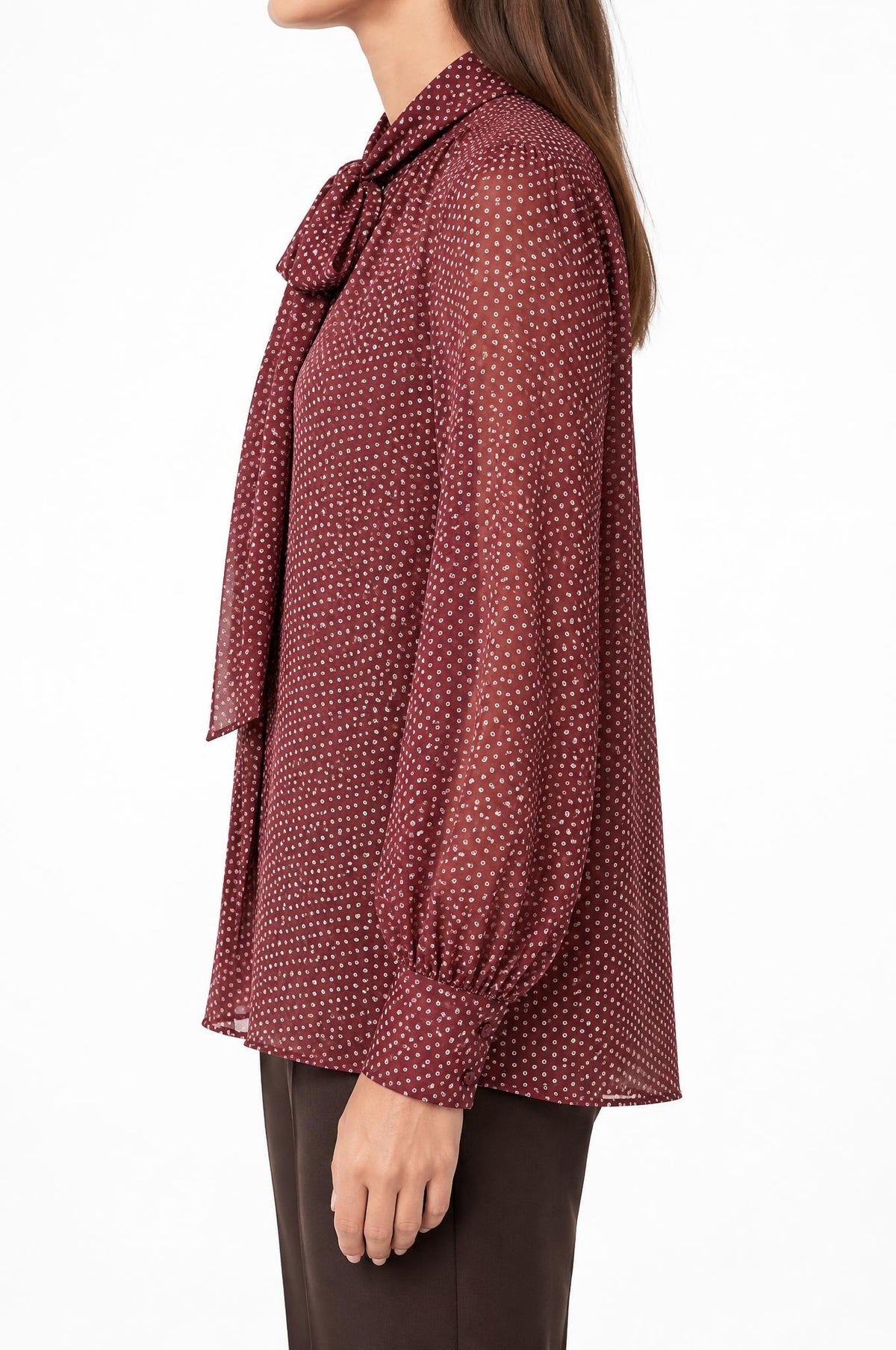 Adele Blusa Berengena stampata a righe