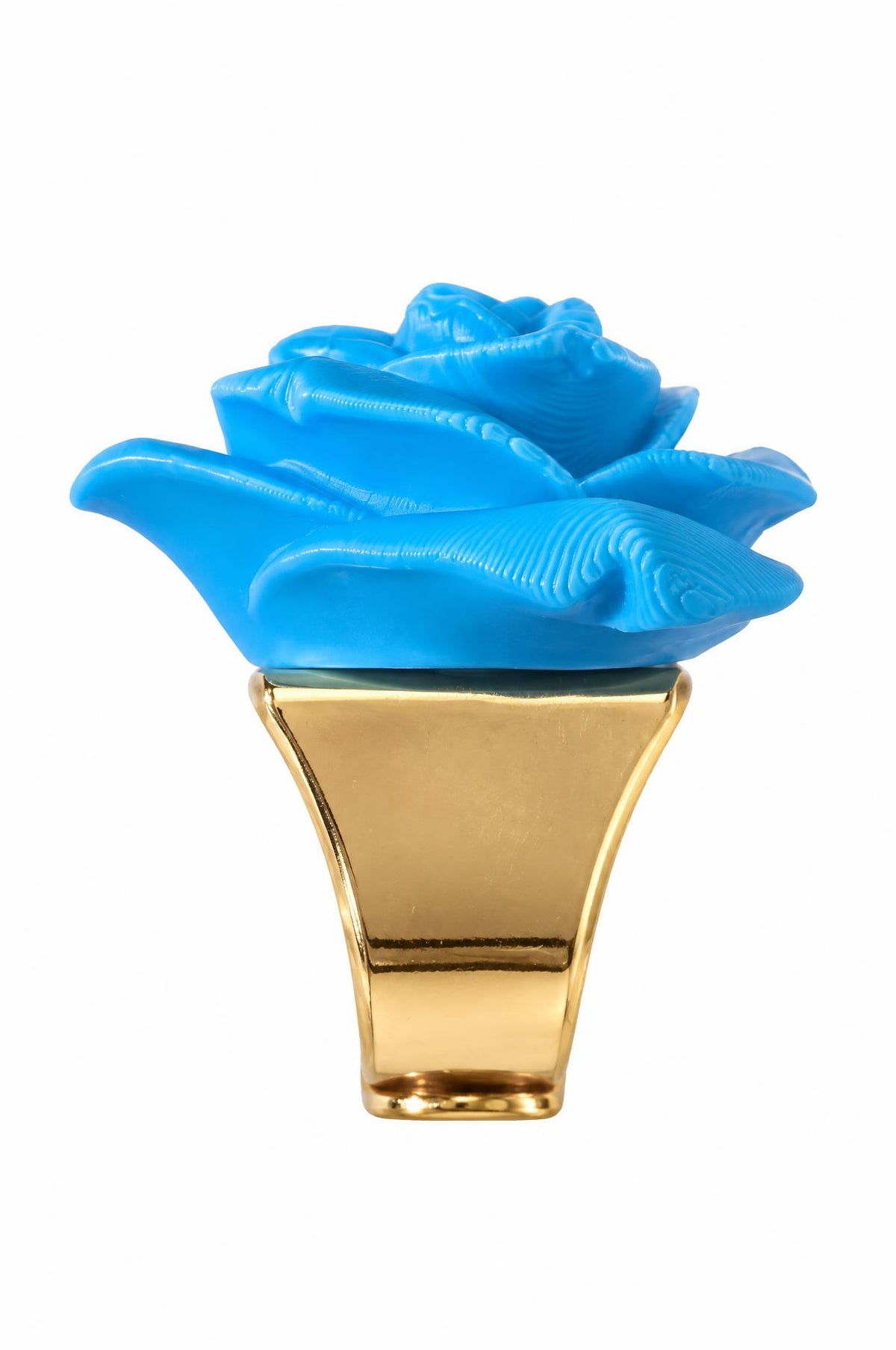 Anillo Fabrizio Marcantelli Flor Azul