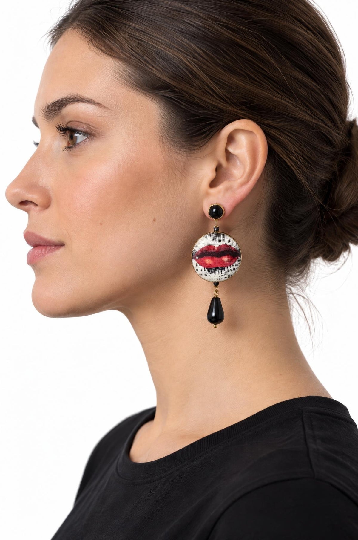Pendientes Fabrizio Marcantelli Labios