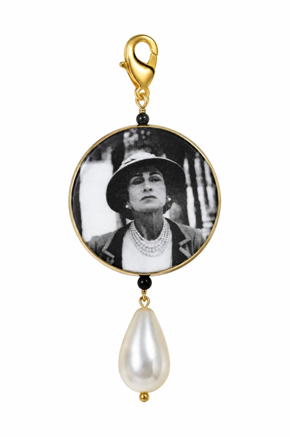 Fabrizio Marcantelli Pendente Coco Chanel rotondo