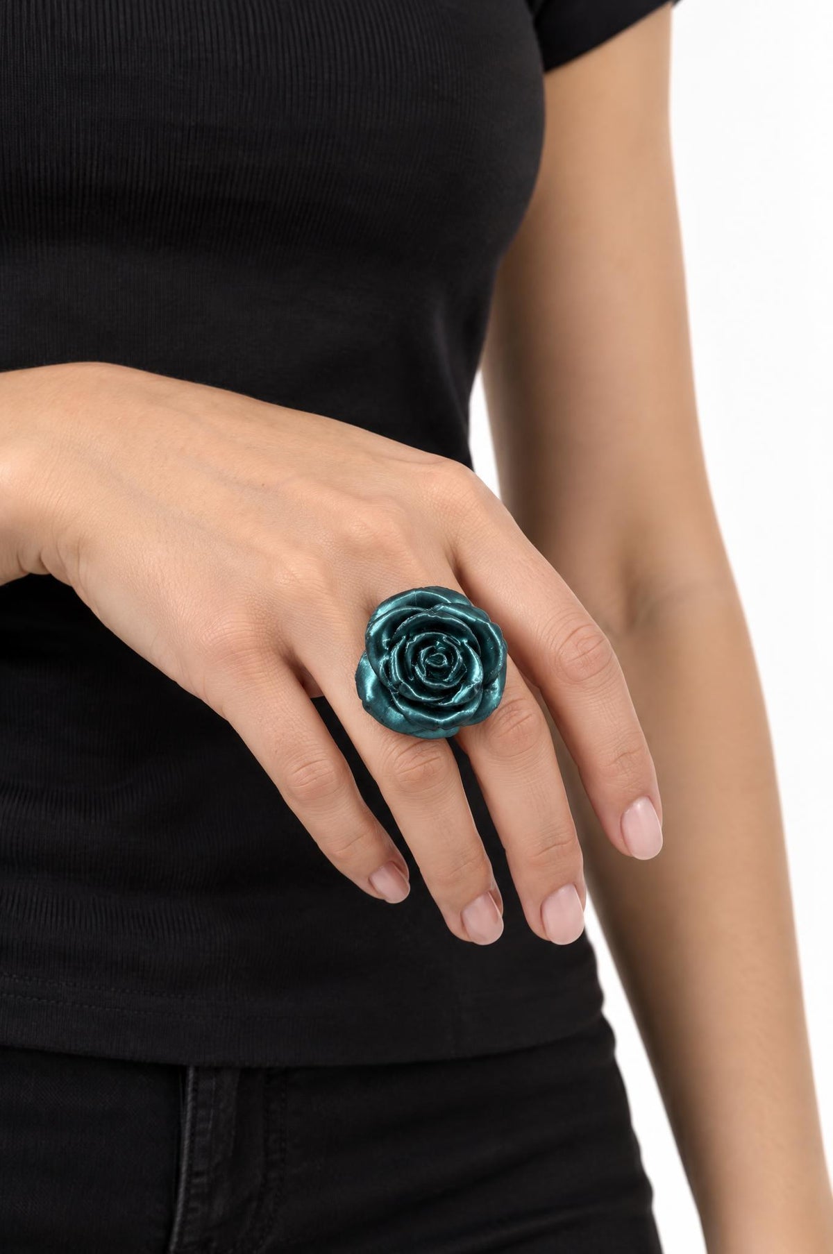 Anillo Fabrizio Marcantelli Flor Jade