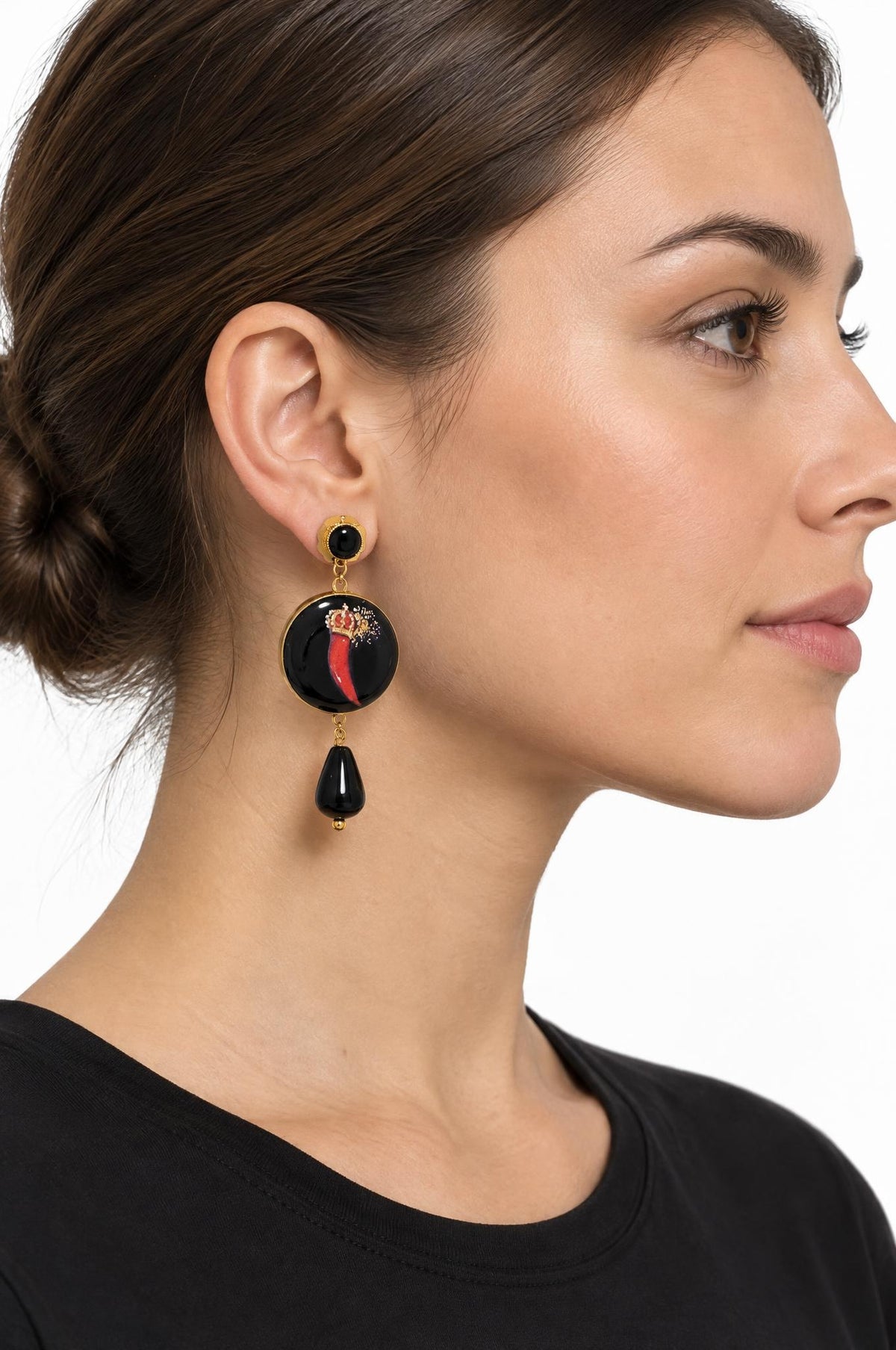 Pendientes Fabrizio Marcantelli Cuerno