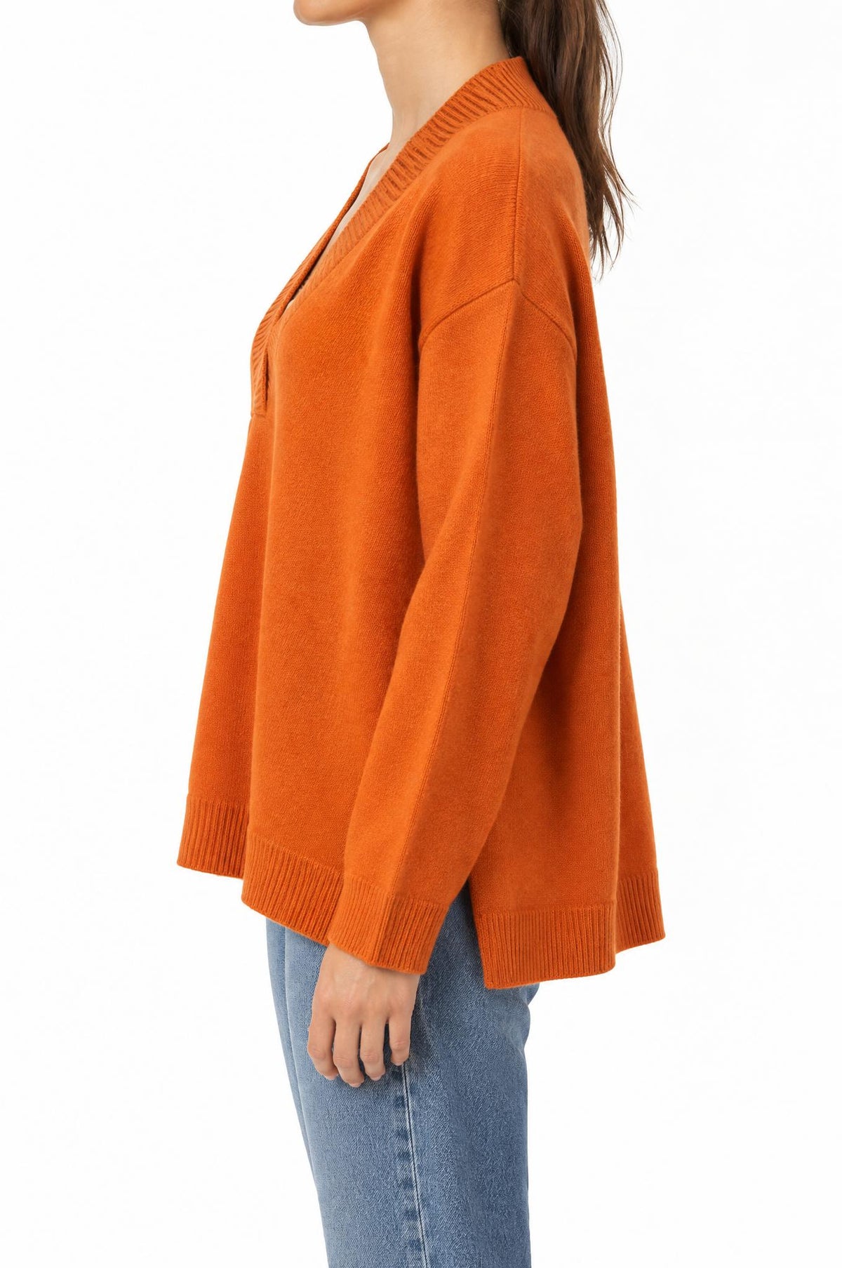 Jersey Solocasmir Pico Naranja