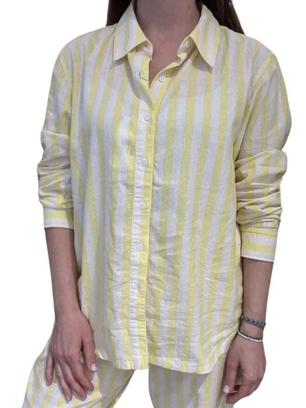 Striped Labdip Shirt