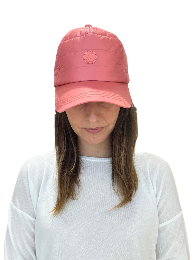 Gorra Save the Duck Plumas Rosa