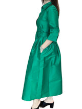 Vestido Laboratorio Sara Taffeta Verde