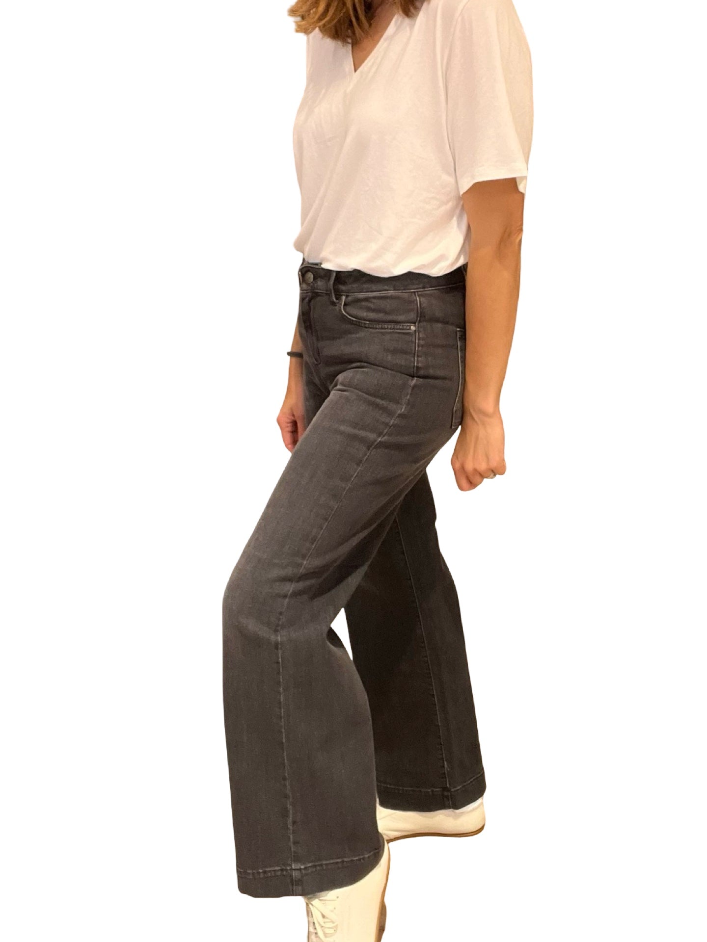 Jeans Cigala's Palazzo Long Gris