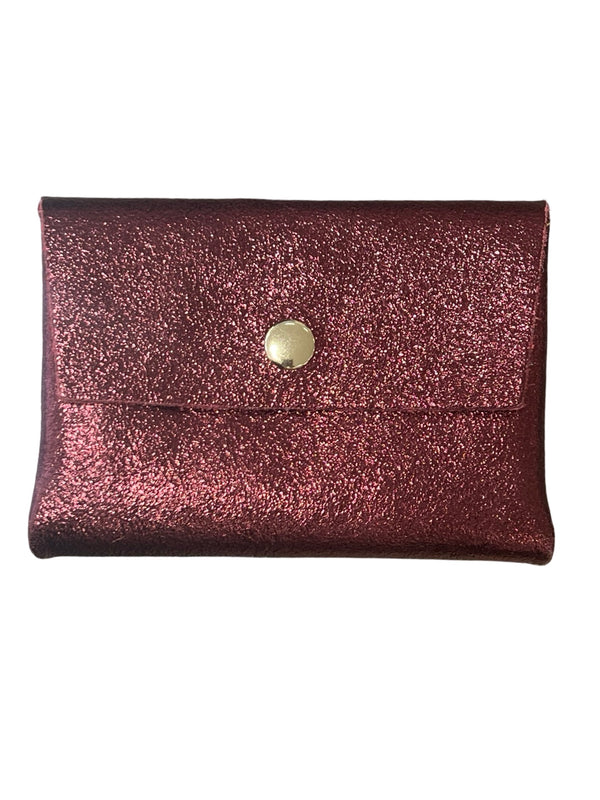 Chocolate glitter wallet