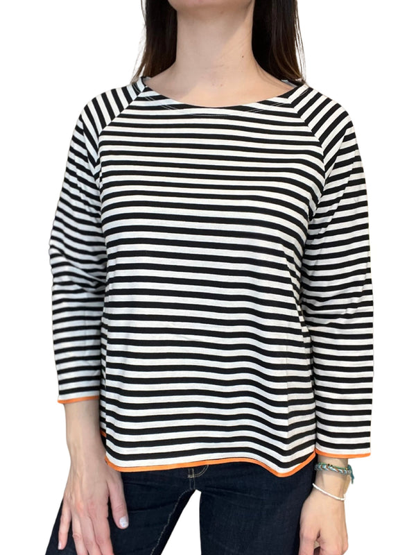 French Sleeve Striped C-Zero Shirt T-Shirt