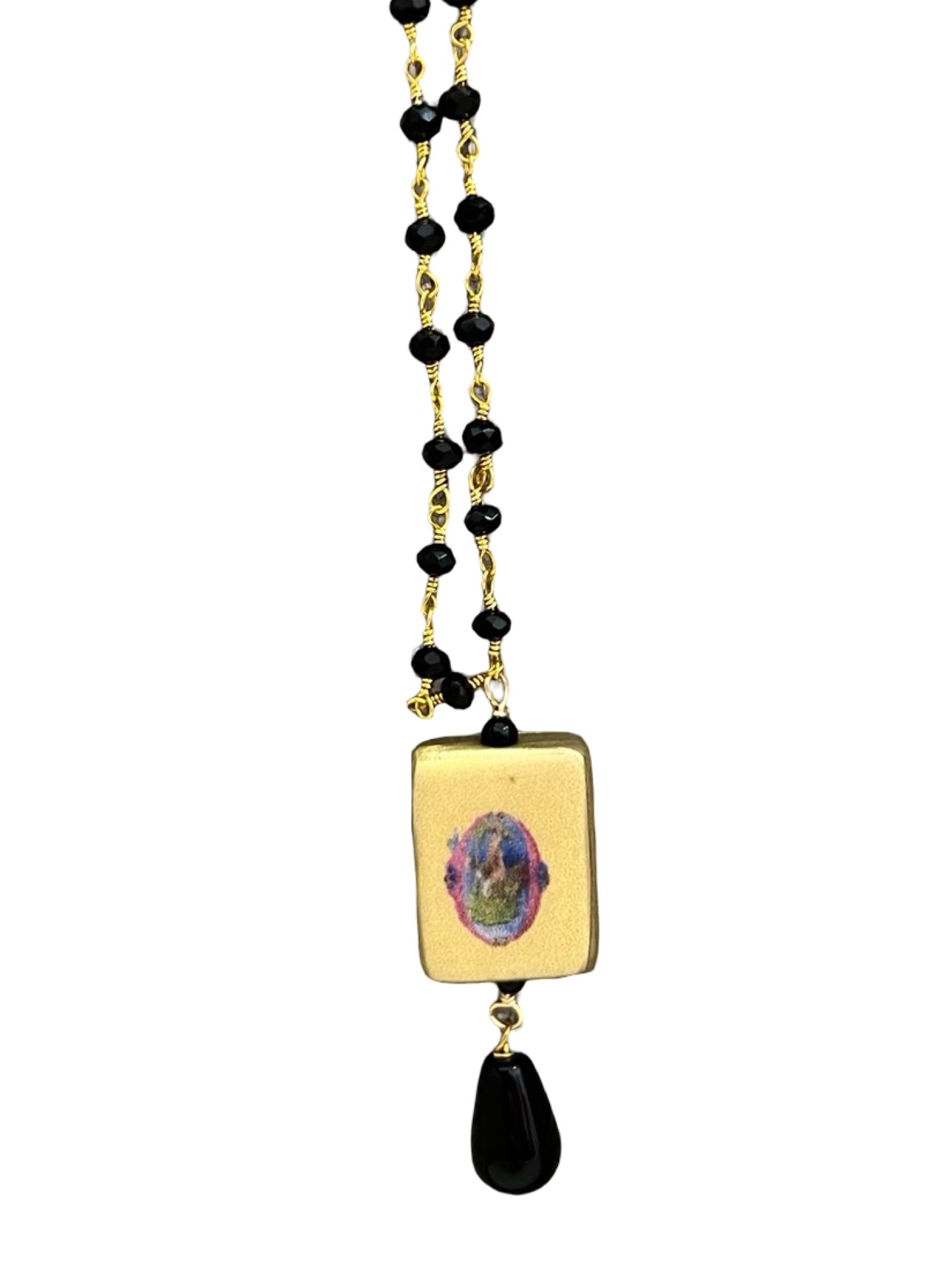 Martelli collar initial fabric or