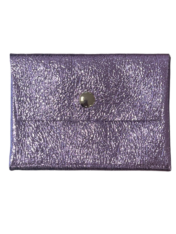 Blue Gray Glitter Wallet