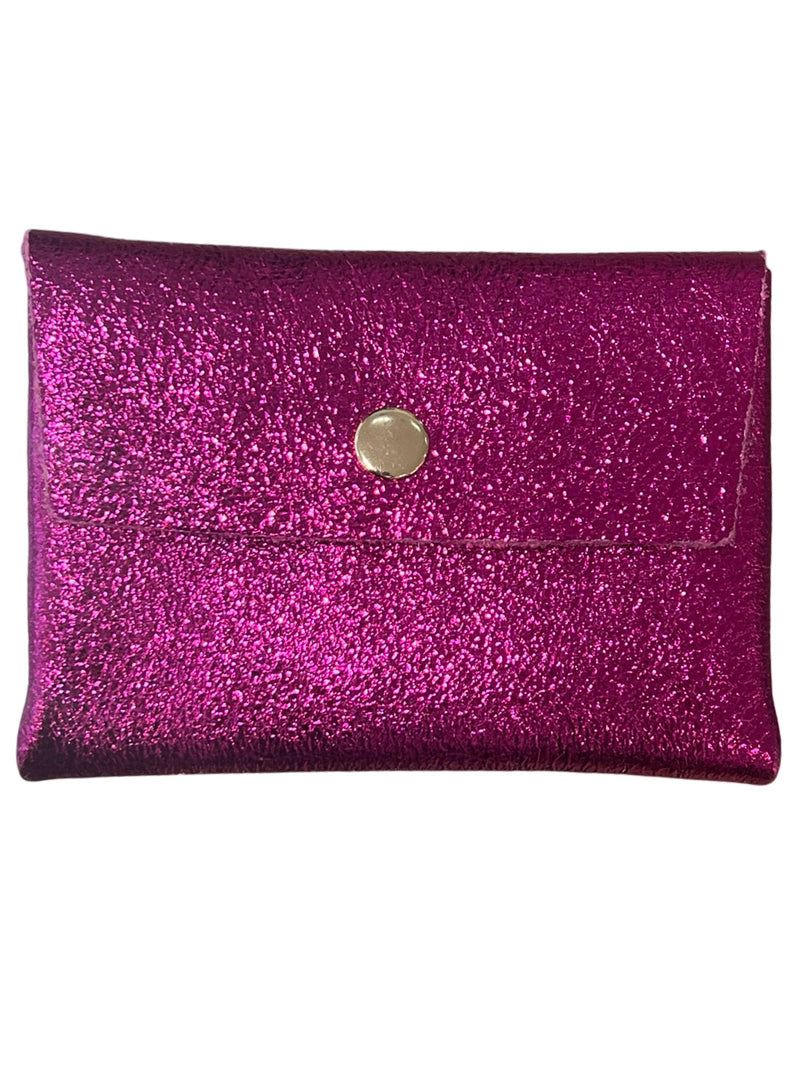 Glitter fuchsia wallet