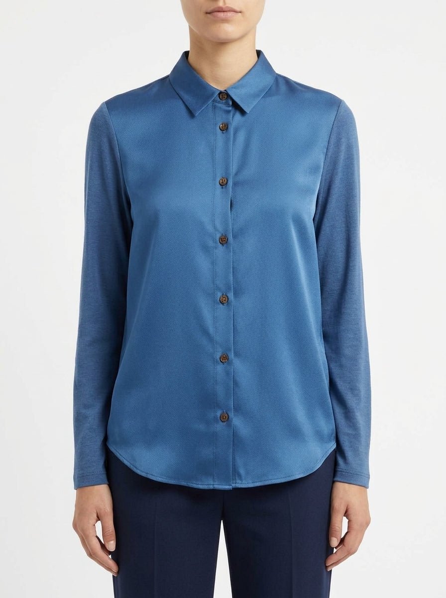 Camisa Whyci Milano Cobalto