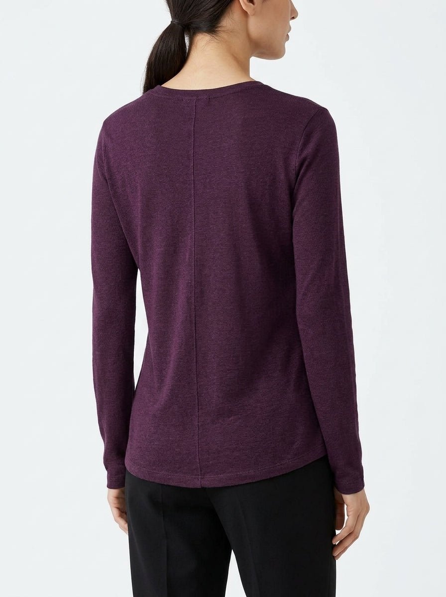 Camiseta Whyci Milano Geometrico Púrpura
