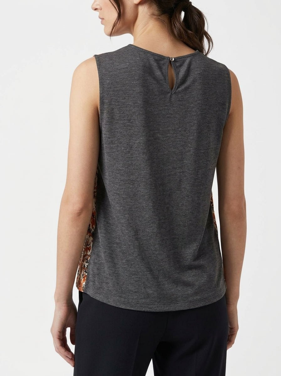 Top Whicy Milano Flores Naranja