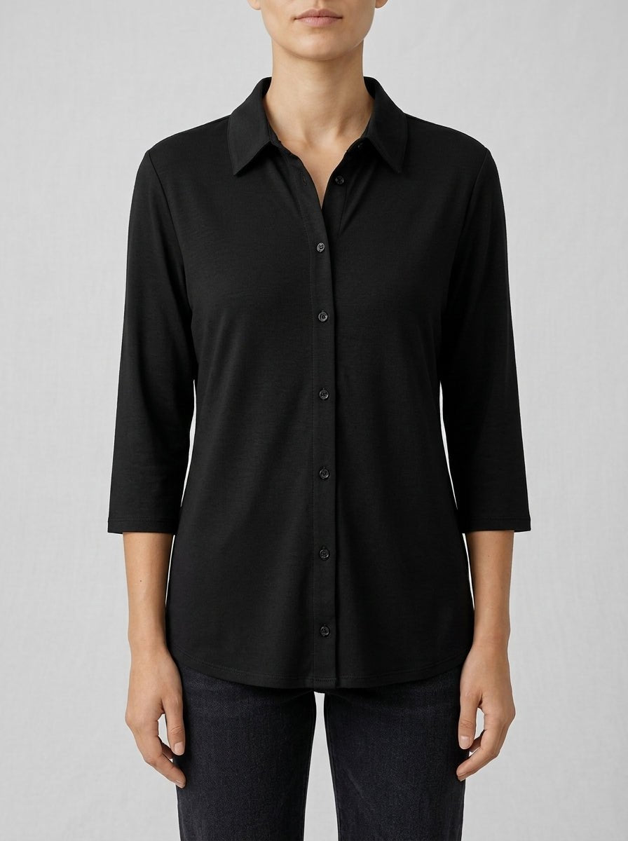 Camisa Majestic Filatures Negro