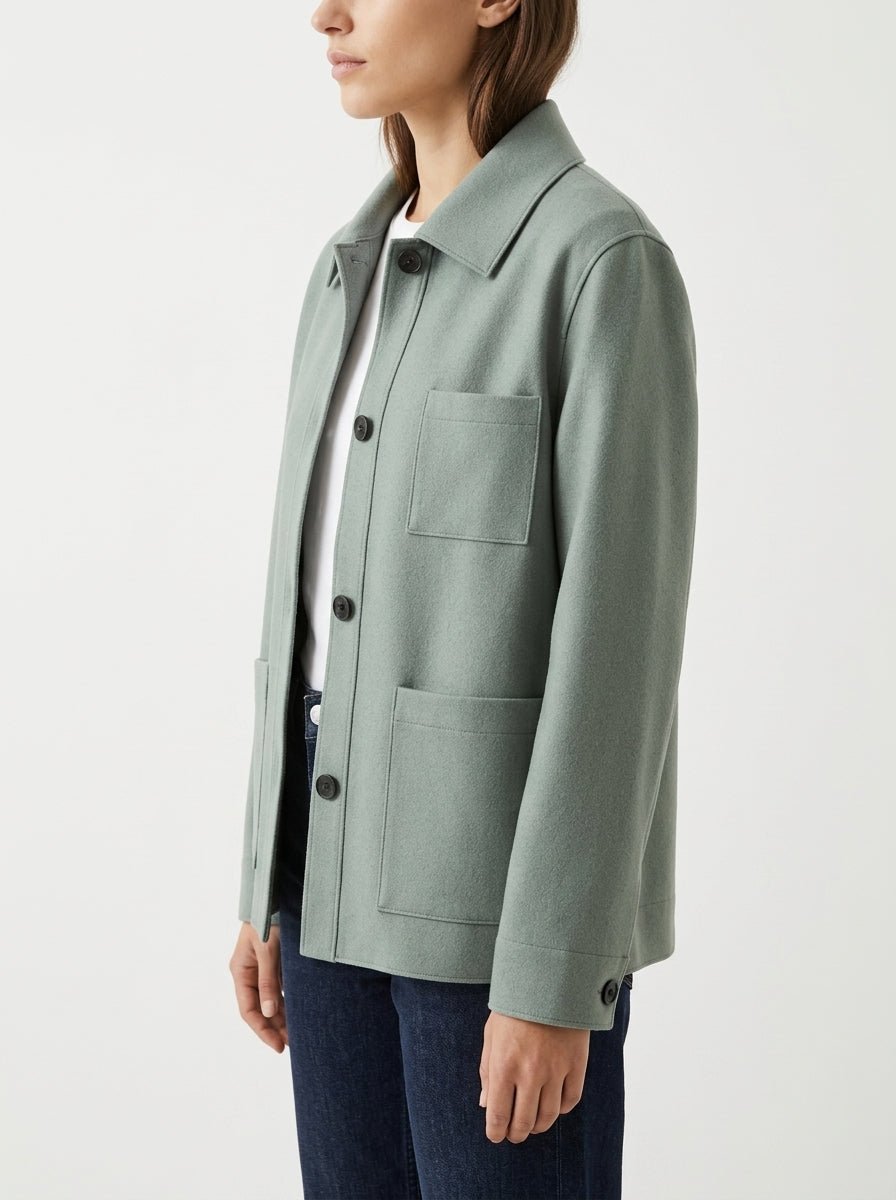 Chaqueta Harris Wharf London Chore Verde Salvia