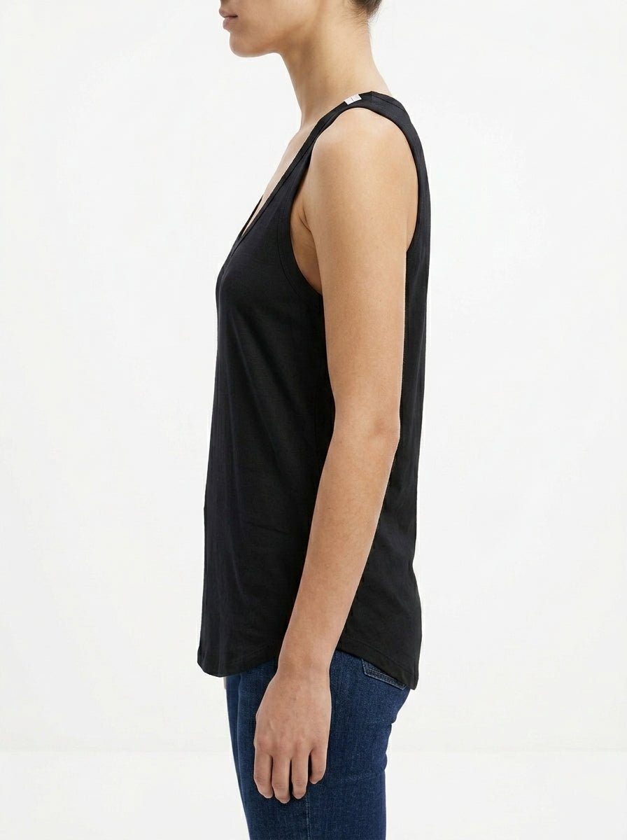 Camiseta Majestic Tirantes Negra