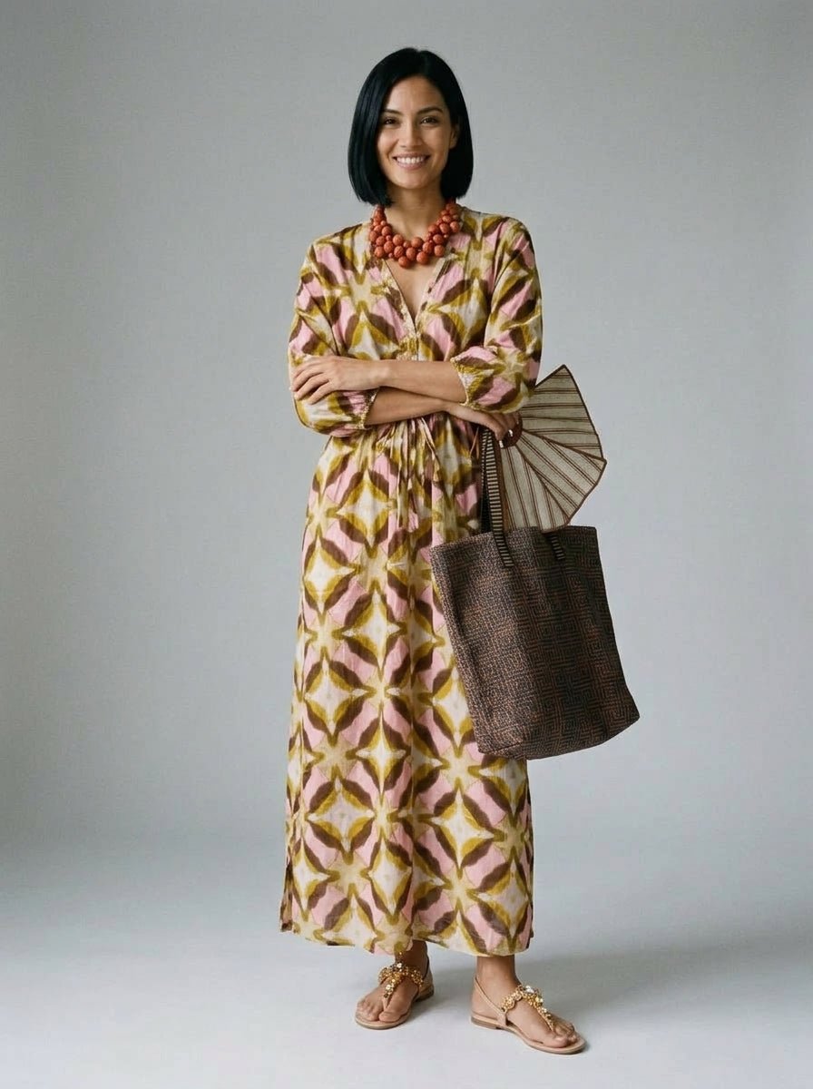 Vestido One Season Bryon Tobago Rosa