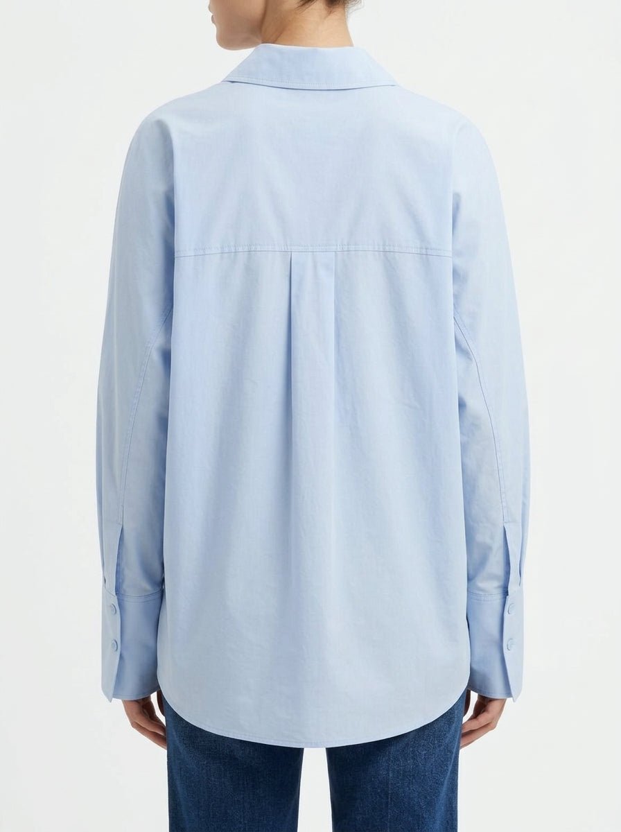 Camisa Ecoalf Crespo Celeste