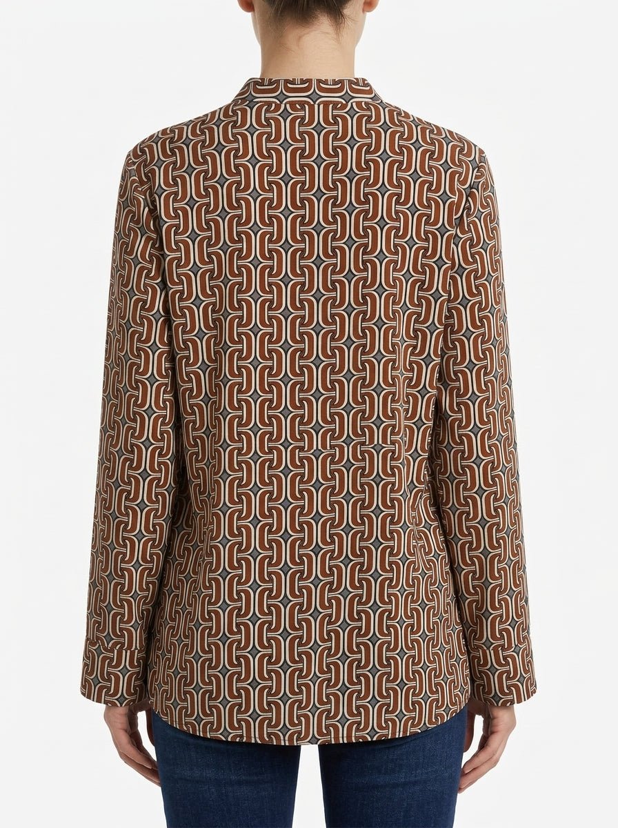 Top Monika Varga Cadena Marron
