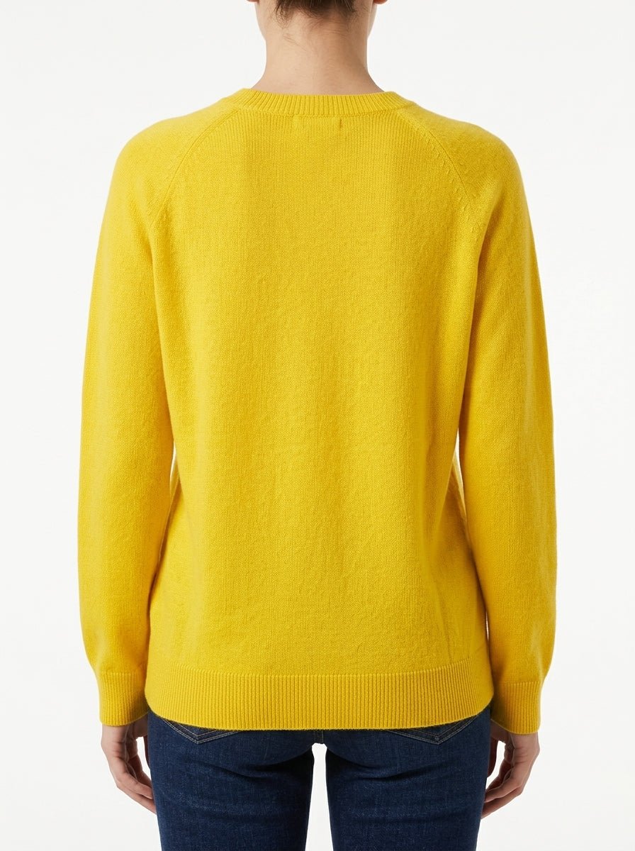 Jersey Floor Cuello Redondo Amarillo