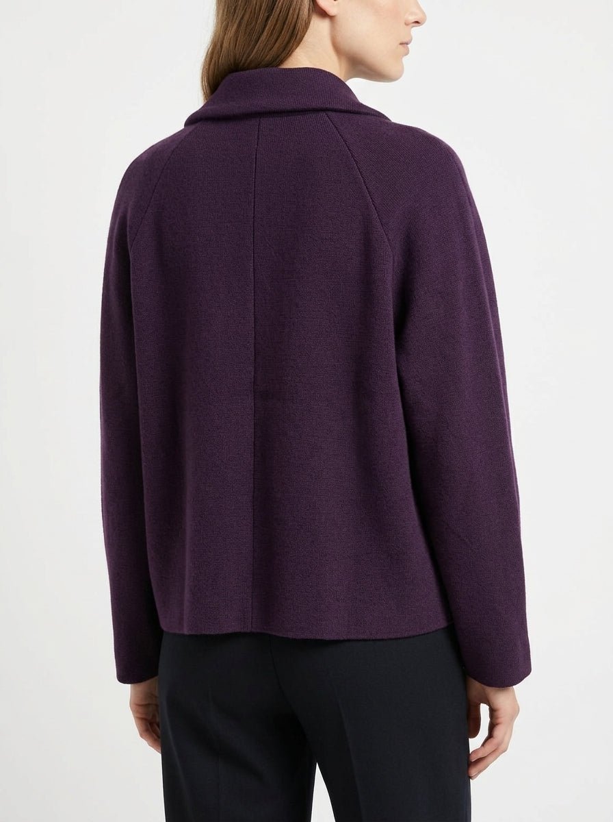 Chaqueta Base Milano Punto Morado