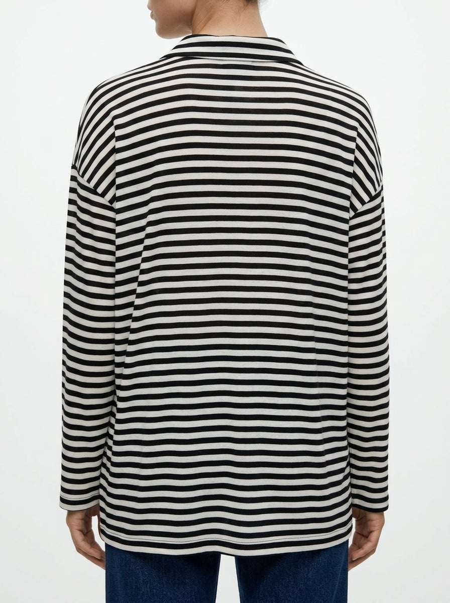 Camisa Shirt C-Zero Rayas Negro