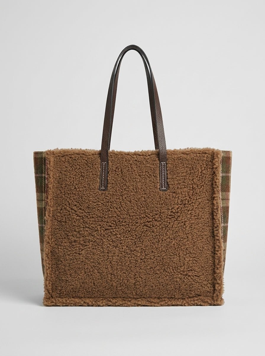 Bolso Kassiopea Maxi Shearling Cammello