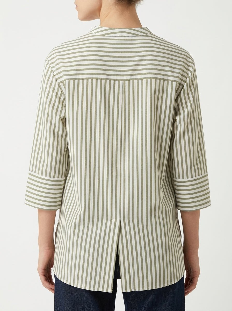 Blusa Academia Silvana Rayas Verde