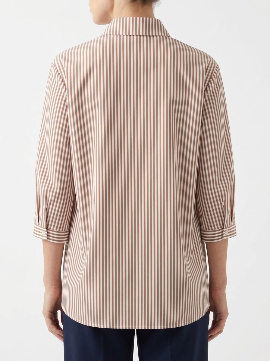 Camisa Adele New Vanessa Rayas Marrón Avellana