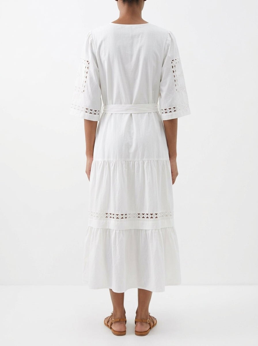 Vestido Rose And Rose Peony Blanco