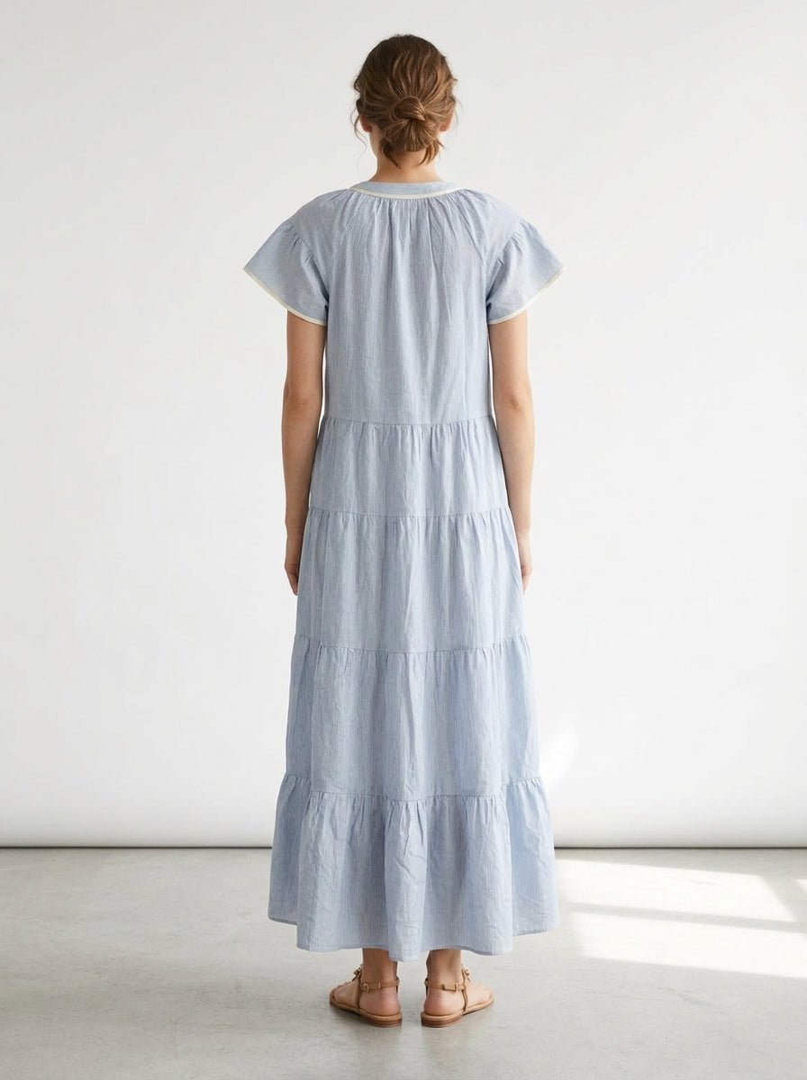 Vestido Rose And Rose Camelia Rayas