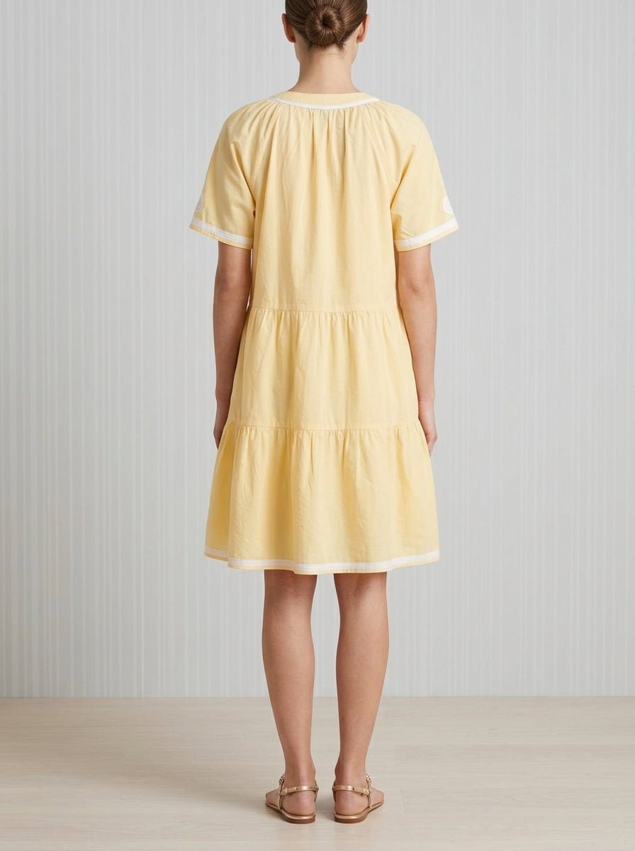 Vestido Rose And Rose Flora Amarillo
