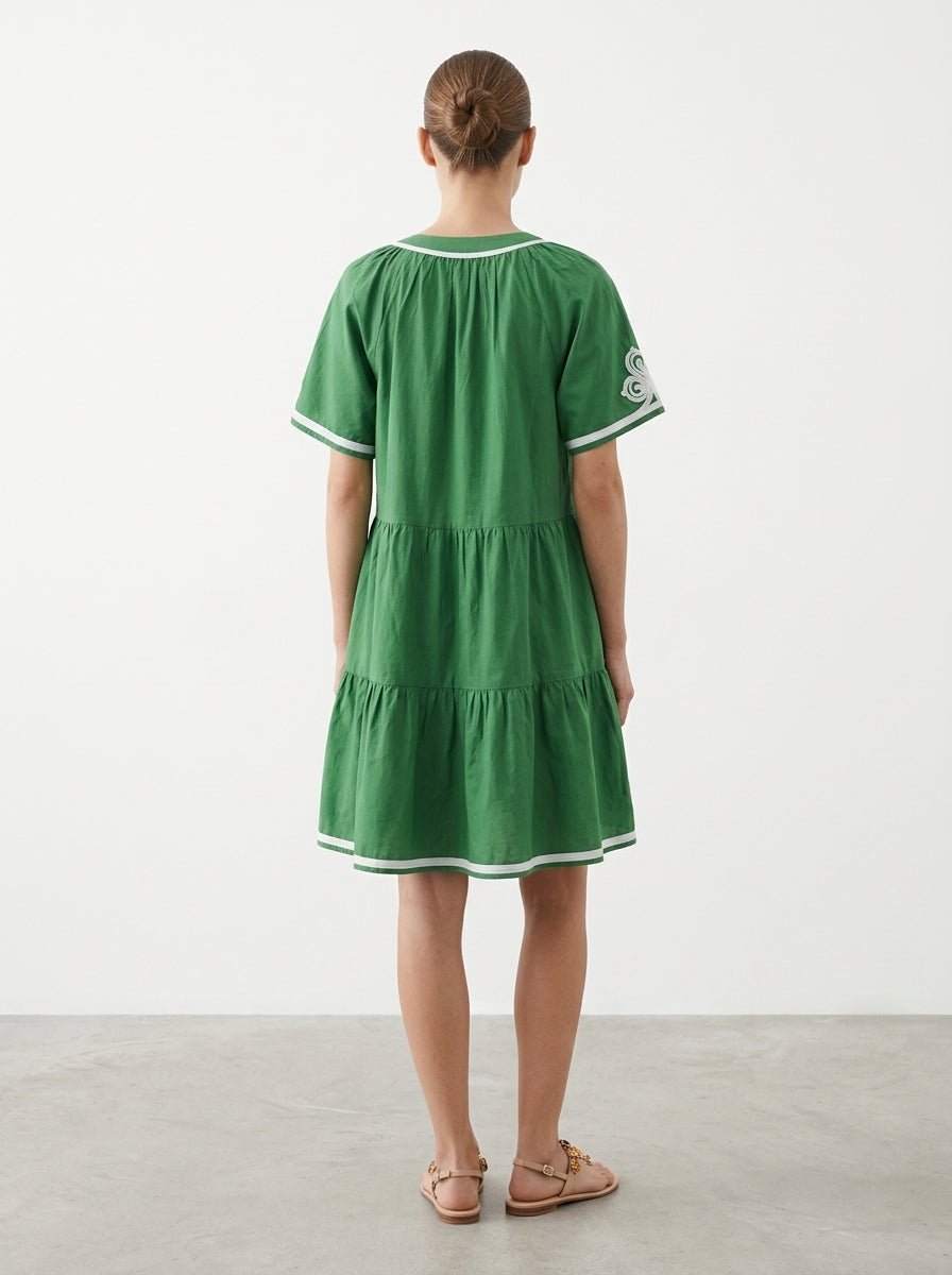 Vestido Rose And Rose Flora Verde