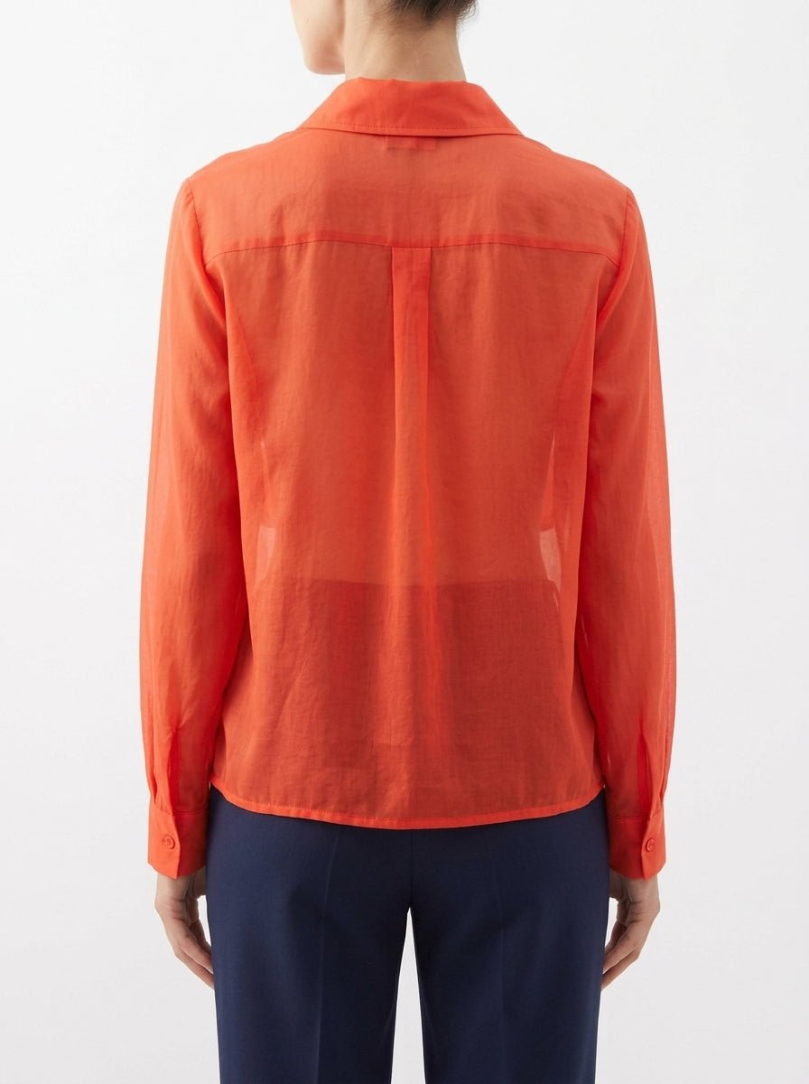 Camisa Justmine Bolsillos Rojo