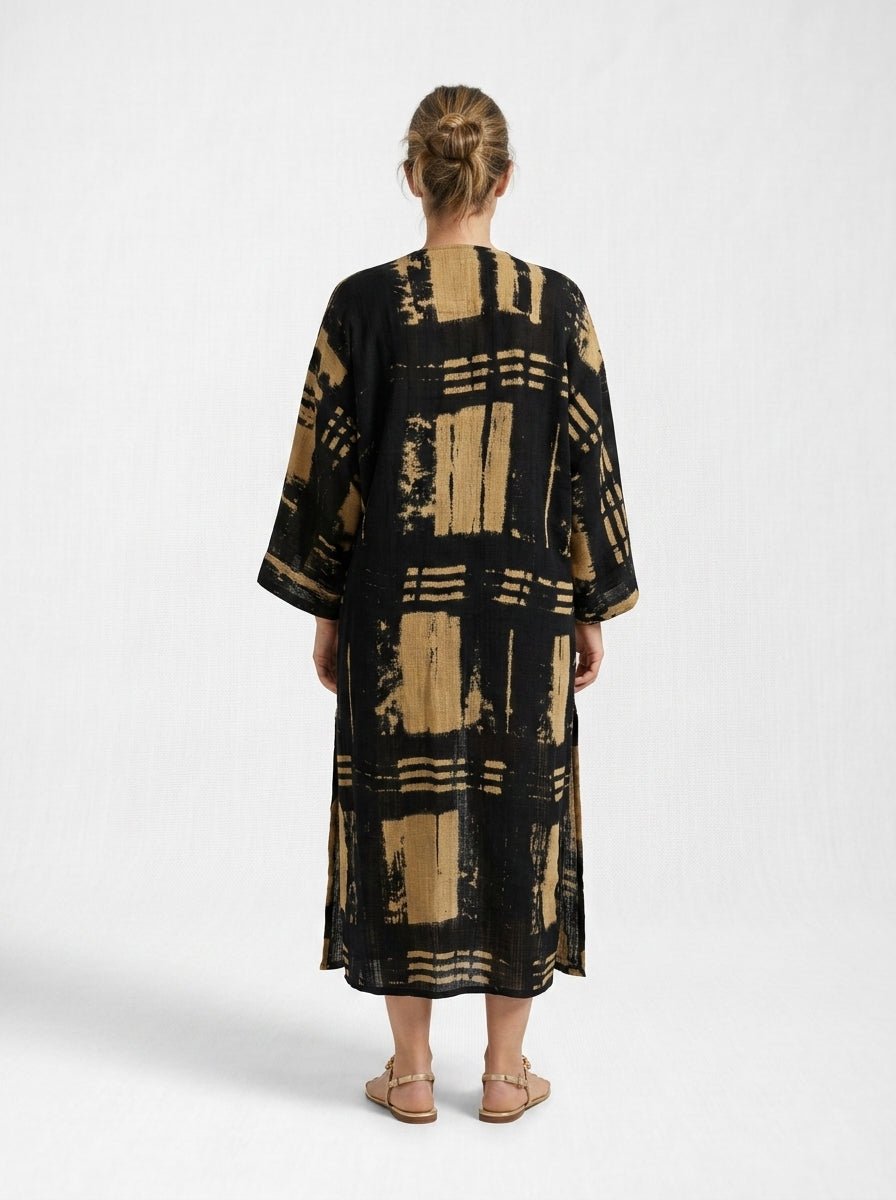 Alekai Petra Cream Splash Kimono