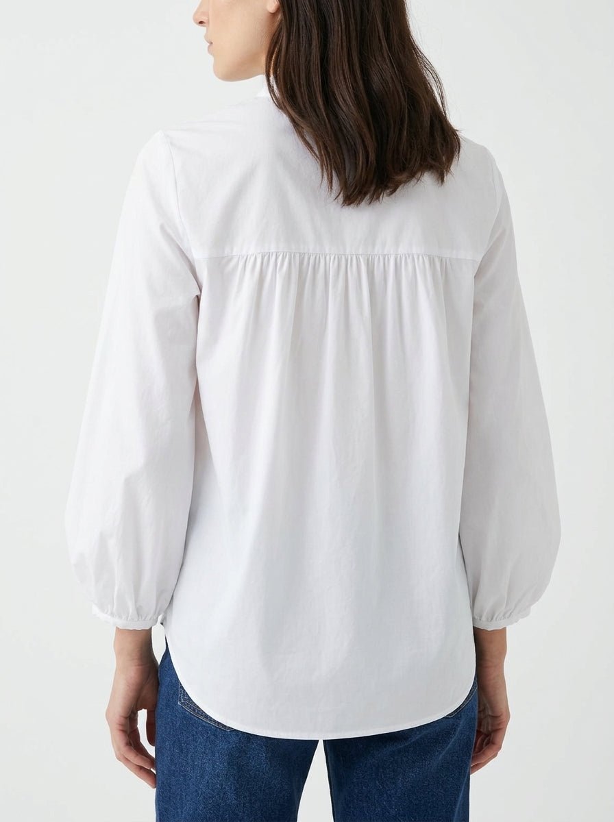 Adele Mao chemise à manches froncées