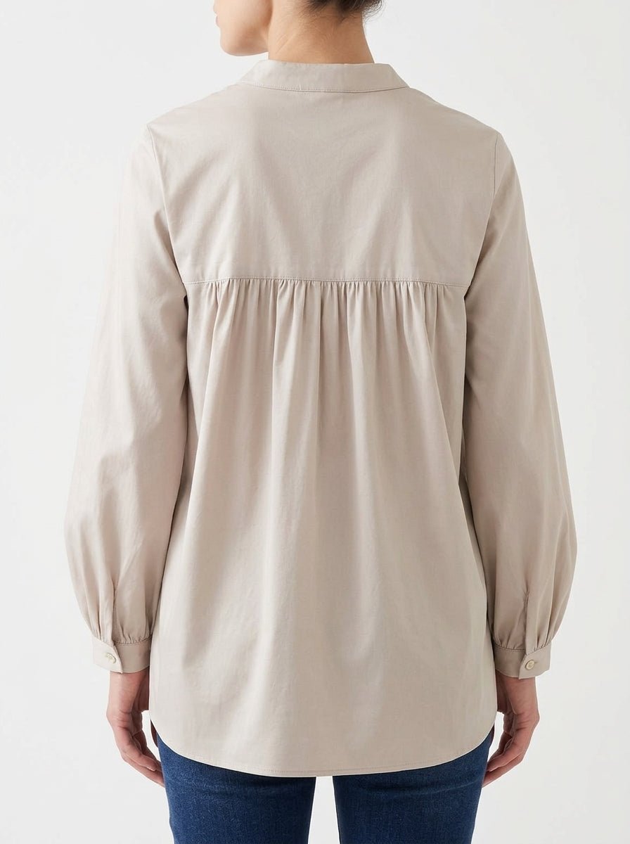 Adele Mao chemise à manches froncées