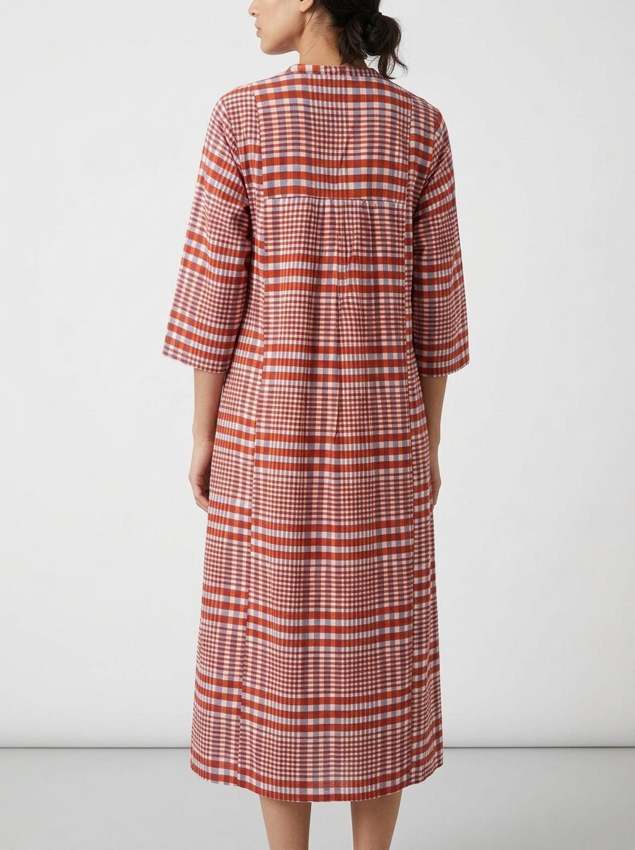 Zen Ethic Mia Nissa Orange Dress