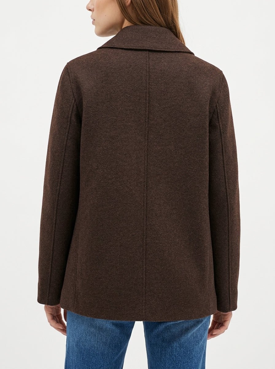 Chaqueta Harris Wharf London Peacot Burdeos